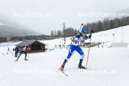 25.03.2023, Ulrichen, Switzerland (SUI): Tanguy Fellay (SUI), Flurin Peter (SUI), (l-r) - Swiss Championships biathon, mass, Ulrichen (SUI). www.nordicfocus.com. © Manzoni/NordicFocus. Every downloaded picture is fee-liable.