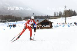 25.03.2023, Ulrichen, Switzerland (SUI): Loris Maier (SUI) - Swiss Championships biathon, mass, Ulrichen (SUI). www.nordicfocus.com. © Manzoni/NordicFocus. Every downloaded picture is fee-liable.