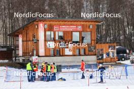25.03.2023, Ulrichen, Switzerland (SUI): Event Feature: The main building of the nordic center - Swiss Championships biathon, mass, Ulrichen (SUI). www.nordicfocus.com. © Manzoni/NordicFocus. Every downloaded picture is fee-liable.