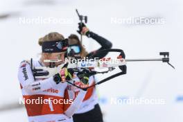 25.03.2023, Ulrichen, Switzerland (SUI): Alessia Laager (SUI) - Swiss Championships biathon, mass, Ulrichen (SUI). www.nordicfocus.com. © Manzoni/NordicFocus. Every downloaded picture is fee-liable.