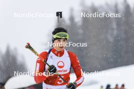 25.03.2023, Ulrichen, Switzerland (SUI): Ronja Rietveld (SUI) - Swiss Championships biathon, mass, Ulrichen (SUI). www.nordicfocus.com. © Manzoni/NordicFocus. Every downloaded picture is fee-liable.