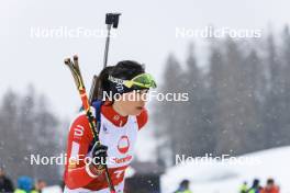 25.03.2023, Ulrichen, Switzerland (SUI): Ronja Rietveld (SUI) - Swiss Championships biathon, mass, Ulrichen (SUI). www.nordicfocus.com. © Manzoni/NordicFocus. Every downloaded picture is fee-liable.