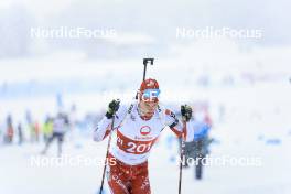 26.03.2023, Ulrichen, Switzerland (SUI): Niklas Hartweg (SUI) - Swiss Championships biathon, single mixed relay, Ulrichen (SUI). www.nordicfocus.com. © Manzoni/NordicFocus. Every downloaded picture is fee-liable.