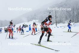 26.03.2023, Ulrichen, Switzerland (SUI): Flavia Barmettler (SUI) - Swiss Championships biathon, single mixed relay, Ulrichen (SUI). www.nordicfocus.com. © Manzoni/NordicFocus. Every downloaded picture is fee-liable.