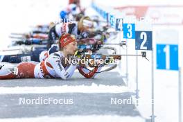 26.03.2023, Ulrichen, Switzerland (SUI): Flurina Volken (SUI) - Swiss Championships biathon, single mixed relay, Ulrichen (SUI). www.nordicfocus.com. © Manzoni/NordicFocus. Every downloaded picture is fee-liable.