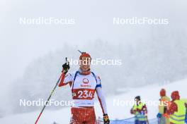 26.03.2023, Ulrichen, Switzerland (SUI): Dominic Vogt (SUI) - Swiss Championships biathon, single mixed relay, Ulrichen (SUI). www.nordicfocus.com. © Manzoni/NordicFocus. Every downloaded picture is fee-liable.
