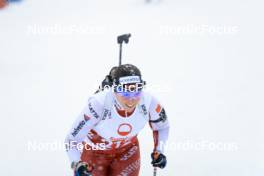 26.03.2023, Ulrichen, Switzerland (SUI): Lena Haecki-Gross (SUI) - Swiss Championships biathon, single mixed relay, Ulrichen (SUI). www.nordicfocus.com. © Manzoni/NordicFocus. Every downloaded picture is fee-liable.