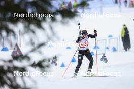 24.03.2023, Ulrichen, Switzerland (SUI): Lara Marti (SUI) - Swiss Championships biathon, sprint, Ulrichen (SUI). www.nordicfocus.com. © Manzoni/NordicFocus. Every downloaded picture is fee-liable.