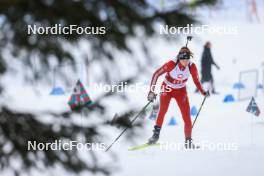24.03.2023, Ulrichen, Switzerland (SUI): Eliane Kiser (SUI) - Swiss Championships biathon, sprint, Ulrichen (SUI). www.nordicfocus.com. © Manzoni/NordicFocus. Every downloaded picture is fee-liable.