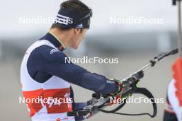 24.03.2023, Ulrichen, Switzerland (SUI): Marco Gross (GER) - Swiss Championships biathon, sprint, Ulrichen (SUI). www.nordicfocus.com. © Manzoni/NordicFocus. Every downloaded picture is fee-liable.