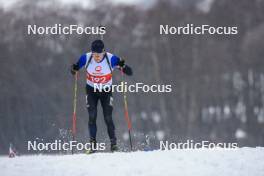 24.03.2023, Ulrichen, Switzerland (SUI): Simon Gross (GER) - Swiss Championships biathon, sprint, Ulrichen (SUI). www.nordicfocus.com. © Manzoni/NordicFocus. Every downloaded picture is fee-liable.