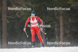 24.03.2023, Ulrichen, Switzerland (SUI): Molly Kafka (SUI) - Swiss Championships biathon, sprint, Ulrichen (SUI). www.nordicfocus.com. © Manzoni/NordicFocus. Every downloaded picture is fee-liable.