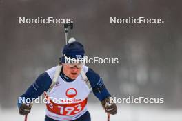 24.03.2023, Ulrichen, Switzerland (SUI): Arnaud Du Pasquier (SUI) - Swiss Championships biathon, sprint, Ulrichen (SUI). www.nordicfocus.com. © Manzoni/NordicFocus. Every downloaded picture is fee-liable.