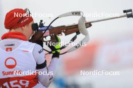 24.03.2023, Ulrichen, Switzerland (SUI): Lydia Hiernickel (SUI) - Swiss Championships biathon, sprint, Ulrichen (SUI). www.nordicfocus.com. © Manzoni/NordicFocus. Every downloaded picture is fee-liable.