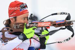 24.03.2023, Ulrichen, Switzerland (SUI): Jeremy Finello (SUI) - Swiss Championships biathon, sprint, Ulrichen (SUI). www.nordicfocus.com. © Manzoni/NordicFocus. Every downloaded picture is fee-liable.