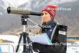 24.03.2023, Ulrichen, Switzerland (SUI): Elisa Gasparin (SUI) - Swiss Championships biathon, sprint, Ulrichen (SUI). www.nordicfocus.com. © Manzoni/NordicFocus. Every downloaded picture is fee-liable.