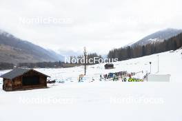 24.03.2023, Ulrichen, Switzerland (SUI): Event Feature: Overview over the shooting range - Swiss Championships biathon, sprint, Ulrichen (SUI). www.nordicfocus.com. © Manzoni/NordicFocus. Every downloaded picture is fee-liable.