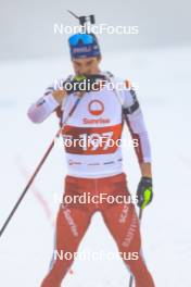 24.03.2023, Ulrichen, Switzerland (SUI): Niklas Hartweg (SUI) - Swiss Championships biathon, sprint, Ulrichen (SUI). www.nordicfocus.com. © Manzoni/NordicFocus. Every downloaded picture is fee-liable.