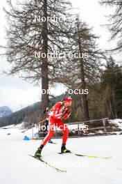 24.03.2023, Ulrichen, Switzerland (SUI): Remo Burch (SUI) - Swiss Championships biathon, sprint, Ulrichen (SUI). www.nordicfocus.com. © Manzoni/NordicFocus. Every downloaded picture is fee-liable.
