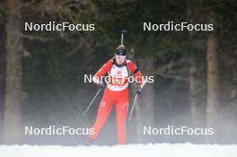 24.03.2023, Ulrichen, Switzerland (SUI): Lara Berwert (SUI) - Swiss Championships biathon, sprint, Ulrichen (SUI). www.nordicfocus.com. © Manzoni/NordicFocus. Every downloaded picture is fee-liable.