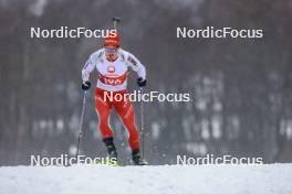 24.03.2023, Ulrichen, Switzerland (SUI): Joscha Burkhalter (SUI) - Swiss Championships biathon, sprint, Ulrichen (SUI). www.nordicfocus.com. © Manzoni/NordicFocus. Every downloaded picture is fee-liable.