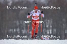 24.03.2023, Ulrichen, Switzerland (SUI): Serafin Wiestner (SUI) - Swiss Championships biathon, sprint, Ulrichen (SUI). www.nordicfocus.com. © Manzoni/NordicFocus. Every downloaded picture is fee-liable.