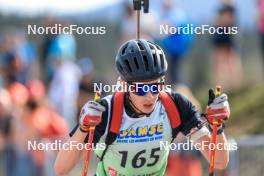 17.09.2023, La Feclaz, France (FRA): Alexis Provost (FRA) - Biathlon Samse Summer Tour, individual, La Feclaz (FRA). www.nordicfocus.com. © Manzoni/NordicFocus. Every downloaded picture is fee-liable.