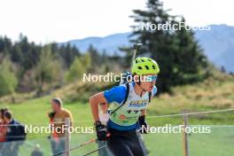 17.09.2023, La Feclaz, France (FRA): Yanis Hoffmann (FRA) - Biathlon Samse Summer Tour, individual, La Feclaz (FRA). www.nordicfocus.com. © Manzoni/NordicFocus. Every downloaded picture is fee-liable.