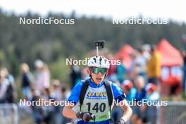17.09.2023, La Feclaz, France (FRA): Theo Chaboud (FRA) - Biathlon Samse Summer Tour, individual, La Feclaz (FRA). www.nordicfocus.com. © Manzoni/NordicFocus. Every downloaded picture is fee-liable.