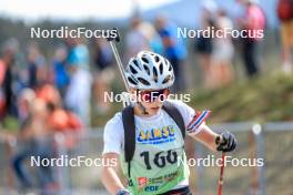 17.09.2023, La Feclaz, France (FRA): Parys Forner (FRA) - Biathlon Samse Summer Tour, individual, La Feclaz (FRA). www.nordicfocus.com. © Manzoni/NordicFocus. Every downloaded picture is fee-liable.