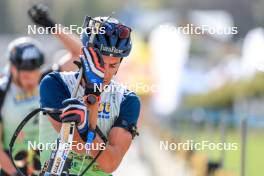 17.09.2023, La Feclaz, France (FRA): Quentin Fillon Maillet (FRA) - Biathlon Samse Summer Tour, pursuit, La Feclaz (FRA). www.nordicfocus.com. © Manzoni/NordicFocus. Every downloaded picture is fee-liable.