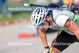 17.09.2023, La Feclaz, France (FRA): Fabien Claude (FRA) - Biathlon Samse Summer Tour, pursuit, La Feclaz (FRA). www.nordicfocus.com. © Manzoni/NordicFocus. Every downloaded picture is fee-liable.