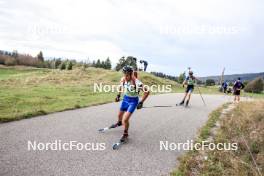 16.09.2023, La Feclaz, France (FRA): Benoit Nicoud (FRA) - Biathlon Samse Summer Tour, sprint, La Feclaz (FRA). www.nordicfocus.com. © Manzoni/NordicFocus. Every downloaded picture is fee-liable.