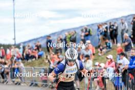 16.09.2023, La Feclaz, France (FRA): Raphael Dhenain (FRA) - Biathlon Samse Summer Tour, sprint, La Feclaz (FRA). www.nordicfocus.com. © Manzoni/NordicFocus. Every downloaded picture is fee-liable.