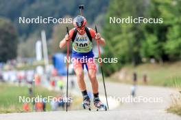 16.09.2023, La Feclaz, France (FRA): Elie Roussel (FRA) - Biathlon Samse Summer Tour, sprint, La Feclaz (FRA). www.nordicfocus.com. © Manzoni/NordicFocus. Every downloaded picture is fee-liable.