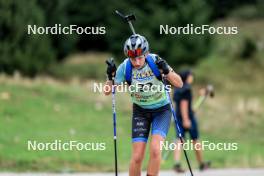 16.09.2023, La Feclaz, France (FRA): Clemence Cespedes (FRA) - Biathlon Samse Summer Tour, sprint, La Feclaz (FRA). www.nordicfocus.com. © Manzoni/NordicFocus. Every downloaded picture is fee-liable.