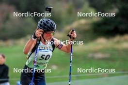 16.09.2023, La Feclaz, France (FRA): Sophie Pellizzaro (FRA) - Biathlon Samse Summer Tour, sprint, La Feclaz (FRA). www.nordicfocus.com. © Manzoni/NordicFocus. Every downloaded picture is fee-liable.