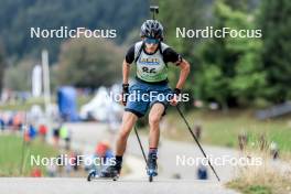 16.09.2023, La Feclaz, France (FRA): Mathis Laine (FRA) - Biathlon Samse Summer Tour, sprint, La Feclaz (FRA). www.nordicfocus.com. © Manzoni/NordicFocus. Every downloaded picture is fee-liable.