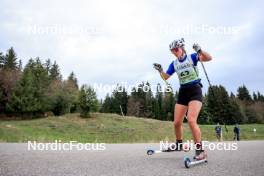 16.09.2023, La Feclaz, France (FRA): Salome Lucas (FRA) - Biathlon Samse Summer Tour, sprint, La Feclaz (FRA). www.nordicfocus.com. © Manzoni/NordicFocus. Every downloaded picture is fee-liable.