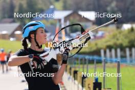 15.09.2023, La Feclaz, France (FRA): Paula Botet (FRA) - Biathlon Samse Summer Tour, training, La Feclaz (FRA). www.nordicfocus.com. © Manzoni/NordicFocus. Every downloaded picture is fee-liable.