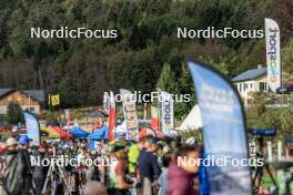 16.09.2023, La Feclaz, France (FRA): Feature: Track atmosphere  - Biathlon Samse Summer Tour, sprint, La Feclaz (FRA). www.nordicfocus.com. © Manzoni/NordicFocus. Every downloaded picture is fee-liable.