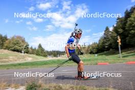 16.09.2023, La Feclaz, France (FRA): Cyril Lombard (FRA) - Biathlon Samse Summer Tour, sprint, La Feclaz (FRA). www.nordicfocus.com. © Manzoni/NordicFocus. Every downloaded picture is fee-liable.