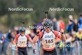 16.09.2023, La Feclaz, France (FRA): Clement Pires (FRA) - Biathlon Samse Summer Tour, sprint, La Feclaz (FRA). www.nordicfocus.com. © Manzoni/NordicFocus. Every downloaded picture is fee-liable.