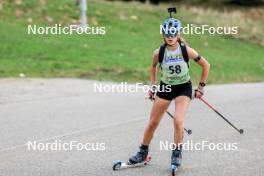 16.09.2023, La Feclaz, France (FRA): Gaia Musso (FRA) - Biathlon Samse Summer Tour, sprint, La Feclaz (FRA). www.nordicfocus.com. © Manzoni/NordicFocus. Every downloaded picture is fee-liable.