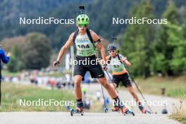 16.09.2023, La Feclaz, France (FRA): Martin Vassel (FRA) - Biathlon Samse Summer Tour, sprint, La Feclaz (FRA). www.nordicfocus.com. © Manzoni/NordicFocus. Every downloaded picture is fee-liable.