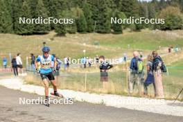 16.09.2023, La Feclaz, France (FRA): Louison Gilardoni (FRA) - Biathlon Samse Summer Tour, sprint, La Feclaz (FRA). www.nordicfocus.com. © Manzoni/NordicFocus. Every downloaded picture is fee-liable.