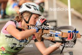 16.09.2023, La Feclaz, France (FRA): Rosalie Odile (FRA) - Biathlon Samse Summer Tour, sprint, La Feclaz (FRA). www.nordicfocus.com. © Manzoni/NordicFocus. Every downloaded picture is fee-liable.