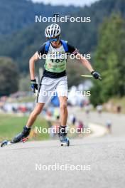 16.09.2023, La Feclaz, France (FRA): Adrian Dorel (FRA) - Biathlon Samse Summer Tour, sprint, La Feclaz (FRA). www.nordicfocus.com. © Manzoni/NordicFocus. Every downloaded picture is fee-liable.