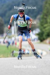 16.09.2023, La Feclaz, France (FRA): Louis Debloem (FRA) - Biathlon Samse Summer Tour, sprint, La Feclaz (FRA). www.nordicfocus.com. © Manzoni/NordicFocus. Every downloaded picture is fee-liable.