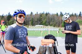 15.09.2023, La Feclaz, France (FRA): Oscar Lombardot (FRA) - Biathlon Samse Summer Tour, training, La Feclaz (FRA). www.nordicfocus.com. © Manzoni/NordicFocus. Every downloaded picture is fee-liable.